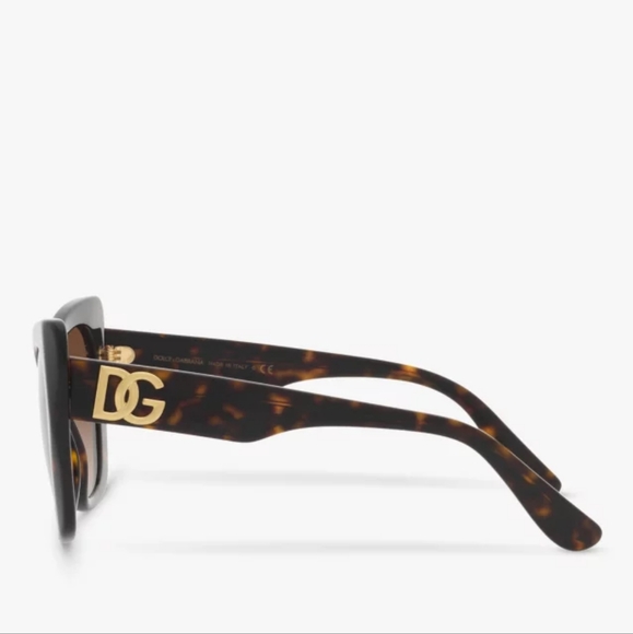 New - Dolce & GabbanaDG4405 Women's Butterfly Sunglasses, Tortoise/Brown Gradi… - Picture 7 of 17